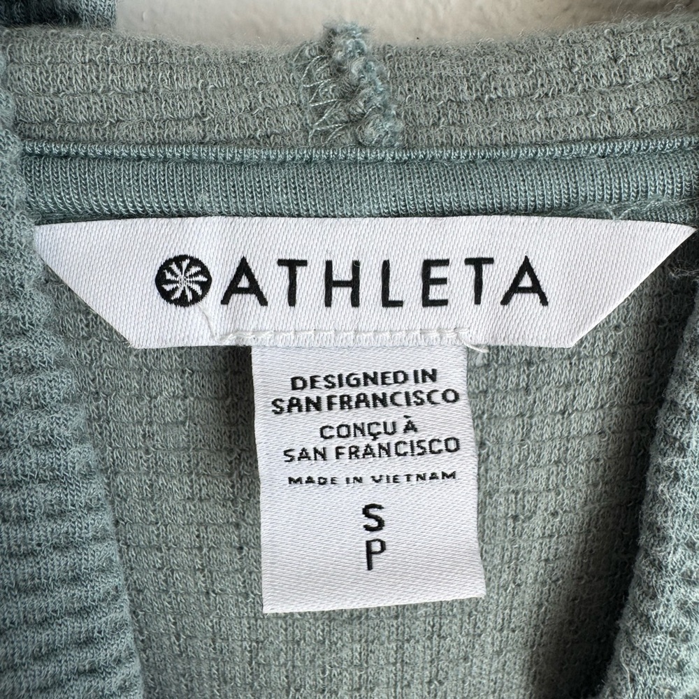 Athleta Coaster Luxe Waffle Hoodie Pullover - Picture 5 of 7